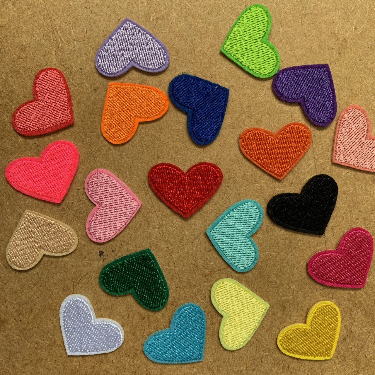 5/20pc Heart Embroidered Cloth Iron On Patch Applique Craft Love ...